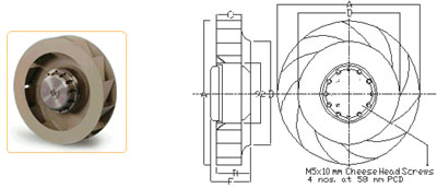 Backward Curved fans